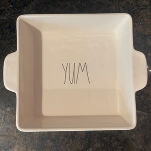 RAE DUNN “YUM” BAKING DISH